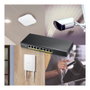 Zyxel GS1915-8EP Switch Inteligente Gigabit de 8 Puertos con 8 Puertos PoE y Presupuesto de 60W