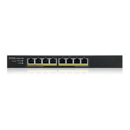 Zyxel GS1915-8EP Interruptor de Red Gestionado PoE Gigabit 8 Puertos, Full Duplex, 60W Presupuesto PoE, 16 Gbit/s, Color Negro