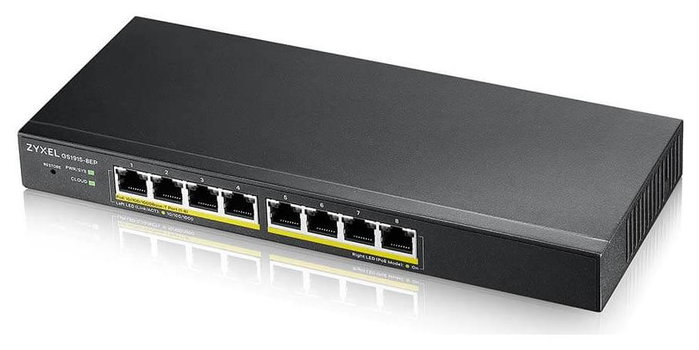 Zyxel GS1915-8EP Smart Switch de 8 puertos Gigabit con PoE de 60W