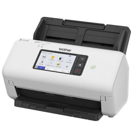 BROTHER Escaner profesional ADS4700W alta velocidad con escaneado a doble cara automatico, tarjeta de red.