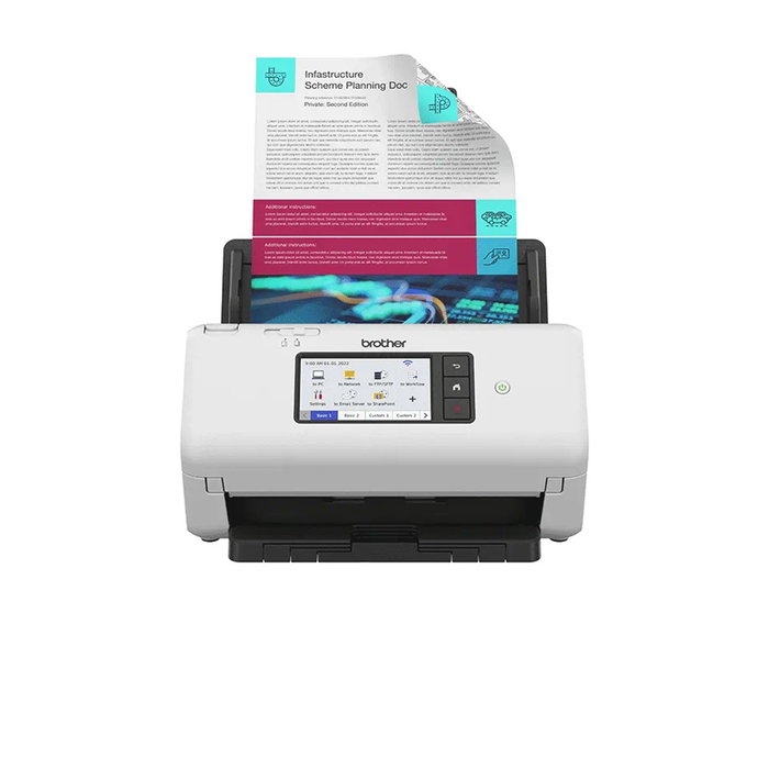 Brother ADS-4700W Escáner de Documentos Profesional con ADF y WiFi