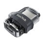 SanDisk Pendrive Ultra 128GB SDDD3-128G-G46, Dual m3.0, Conectores micro-USB y USB 3.0, Hasta 150 MB/s