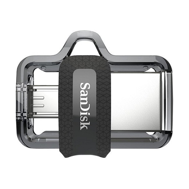 SanDisk Pendrive Ultra 128GB SDDD3-128G-G46, Dual m3.0, Conectores micro-USB y USB 3.0, Hasta 150 MB/s