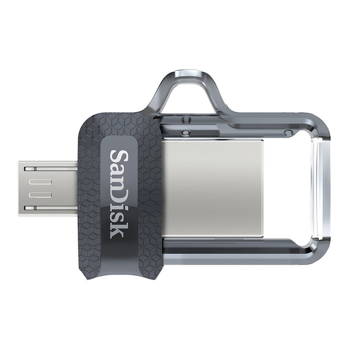 Sandisk Ultra Dual m3.0 Memoria USB 256GB, USB-A / Micro-USB 3.2, Gris Sandisk Ultra Dual m3.0 Memoria USB 256GB, USB-A / Micro-USB 3.2, Gris