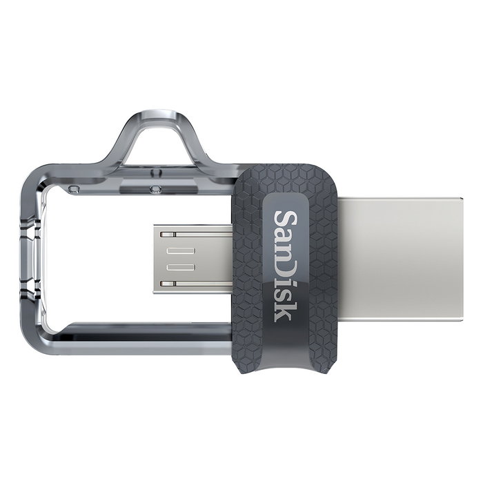 Sandisk Ultra Dual m3.0 Memoria USB 256GB, USB-A / Micro-USB 3.2, Gris Sandisk Ultra Dual m3.0 Memoria USB 256GB, USB-A / Micro-USB 3.2, Gris