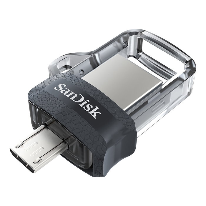 Sandisk Ultra Dual m3.0 Memoria USB 256GB, USB-A / Micro-USB 3.2, Gris Sandisk Ultra Dual m3.0 Memoria USB 256GB, USB-A / Micro-USB 3.2, Gris
