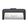 SanDisk Ultra Dual Drive USB 64 GB USB Type-C / USB Type-A Negro, Plata
