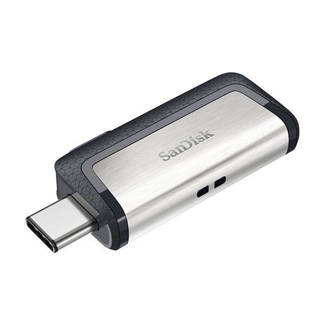 SanDisk Ultra Dual Drive USB 64 GB USB Type-C / USB Type-A Negro, Plata