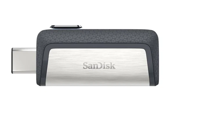 SanDisk Ultra Dual Drive USB Type-C 64GB, Pendrive USB 3.2 Gen 1 (3.1) con conector dual USB-A y USB-C, velocidad 150 MB/s, color Negro/Plata, modelo SDDDC2-064G-G46
