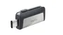 SanDisk Ultra Dual Drive USB Type-C 64GB, Pendrive USB 3.2 Gen 1 (3.1) con conector dual USB-A y USB-C, velocidad 150 MB/s, color Negro/Plata, modelo SDDDC2-064G-G46