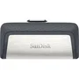 SanDisk Ultra Dual Drive USB Type-C 64GB, Pendrive USB 3.2 Gen 1 (3.1) con conector dual USB-A y USB-C, velocidad 150 MB/s, color Negro/Plata, modelo SDDDC2-064G-G46