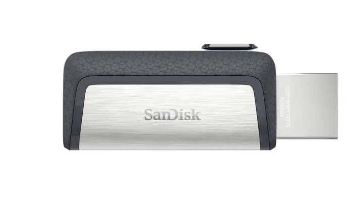 SanDisk Ultra Dual Drive USB Type-C 64 GB, Negro/Plata