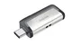 SanDisk Ultra Dual Drive USB Type-C 64GB, Pendrive USB 3.2 Gen 1 (3.1) con conector dual USB-A y USB-C, velocidad 150 MB/s, color Negro/Plata, modelo SDDDC2-064G-G46