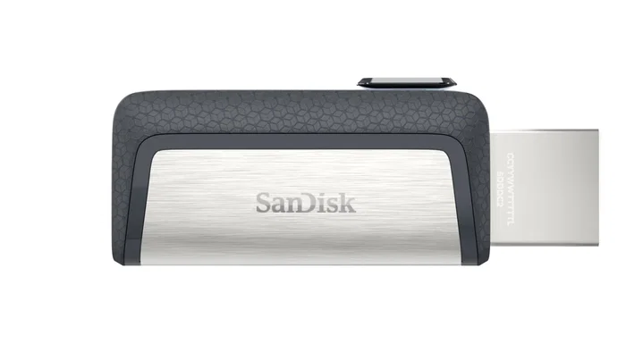 SanDisk Ultra Dual Drive USB Type-C 64GB, Pendrive USB 3.2 Gen 1 (3.1) con conector dual USB-A y USB-C, velocidad 150 MB/s, color Negro/Plata, modelo SDDDC2-064G-G46