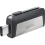 SanDisk Ultra Dual Drive USB Type-C 64GB, Pendrive USB 3.2 Gen 1 (3.1) con conector dual USB-A y USB-C, velocidad 150 MB/s, color Negro/Plata, modelo SDDDC2-064G-G46