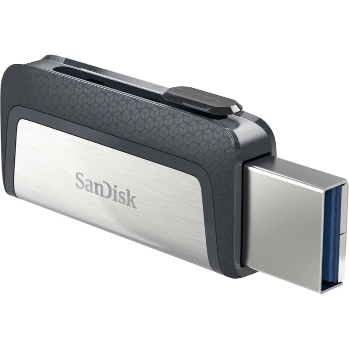 SanDisk Ultra Dual Drive USB Type-C 64 GB, Negro/Plata