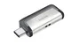 SanDisk Ultra Dual Drive USB Type-C 64 GB, Negro/Plata