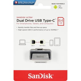 SanDisk Ultra Dual Drive 64 GB USB Type-C y USB Type-A