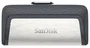 SanDisk Ultra Dual Drive USB 64 GB USB Type-C / USB Type-A Negro, Plata