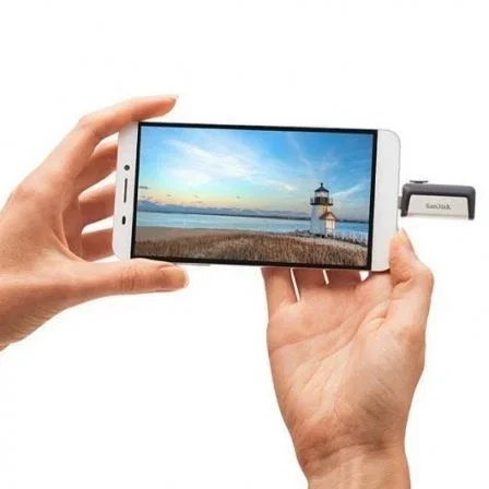 SanDisk Pendrive 64GB SDDDC2-064G-G46 USB 3.1 Tipo-C Dual Ultra para Dispositivos con USB y USB-C SanDisk Pendrive 64GB SDDDC2-064G-G46 USB 3.1 Tipo-C Dual Ultra para Dispositivos con USB y USB-C