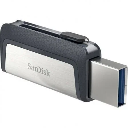 SanDisk Pendrive 64GB SDDDC2-064G-G46 USB 3.1 Tipo-C Dual Ultra para Dispositivos con USB y USB-C SanDisk Pendrive 64GB SDDDC2-064G-G46 USB 3.1 Tipo-C Dual Ultra para Dispositivos con USB y USB-C