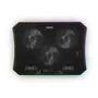 Mars Gaming MNBC6 Base de refrigeración para portátiles hasta 19 pulgadas, Negro