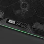 Mars Gaming MNBC6 Base de refrigeración para portátiles hasta 19 pulgadas, Negro