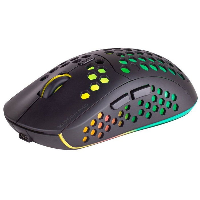 Mars Gaming MMW3 Ratón Gaming Inalámbrico Negro