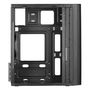Tacens Anima ACX - Caja Ordenador Torre Mini, Aluminio Negro, Micro-ATX/Mini-ITX, Ventilador 12cm, USB 3.0, 6 Bahías HDD/SSD