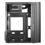 Tacens ACX500 Caja PC Micro-ATX / Mini-ITX con Fuente de Alimentación 500W Incluida, Ventilador Trasero, Soporte para 6 Discos, Panel Frontal Aluminio - Caja Ordenador