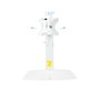 Tooq Soporte de Mesa para TV/Monitor de 17 a 27 Pulgadas Blanco, VESA 75x75/100x100, Peso Máximo 6kg