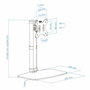 TooQ DB1127TN-W Soporte para Monitor 17-27 Pulgadas Blanco