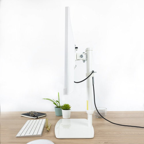 TooQ DB1127TN-W Soporte para Monitor de Escritorio, 27", Independiente, Blanco