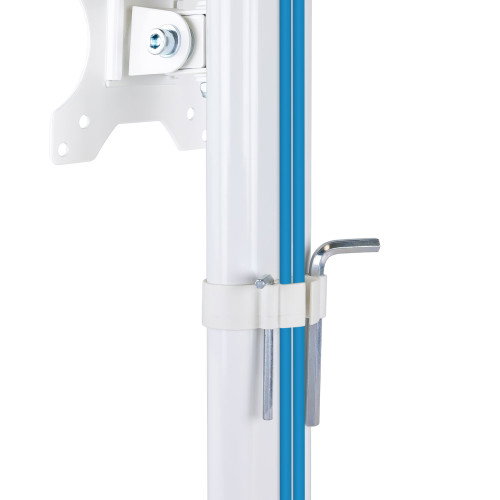 TooQ DB1127TN-W Soporte para Monitor de Escritorio, 27", Independiente, Blanco