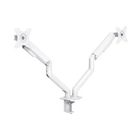Tooq Soporte de Mesa para 2 Monitores DB4132TNR-W Giratorio Inclinable hasta 9kg Blanco Tooq Soporte de Mesa para 2 Monitores DB4132TNR-W Giratorio Inclinable hasta 9kg Blanco