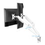 TooQ Soporte para Monitor de Escritorio DB4132TNR-W Blanco para 2 Pantallas de 17-32 pulg.