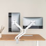 TooQ Soporte para Monitor de Escritorio DB4132TNR-W Blanco para 2 Pantallas de 17-32 pulg.