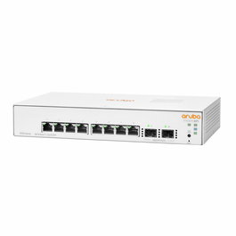 HP Enterprise Aruba Instant On 1930 Switch Gestionado L2+, 8 Puertos Gigabit Ethernet + 2 Slots SFP, 20 Gb/s, Calidad de Servicio (QoS), VLAN, Rack 1U