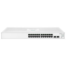 HPE Aruba Instant On 1830 Switch de 24 puertos Gigabit y 2 SFP, con gestión en la nube, L2, montaje en rack 1U