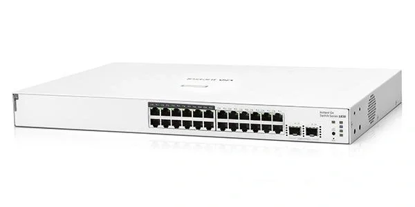 HP Enterprise Aruba Instant On 1830 24G 12p Class4 PoE 2SFP 195W White (JL813A) el de 24 puertos HP Enterprise Aruba Instant On 1830 24G 12p Class4 PoE 2SFP 195W White (JL813A) el de 24 puertos