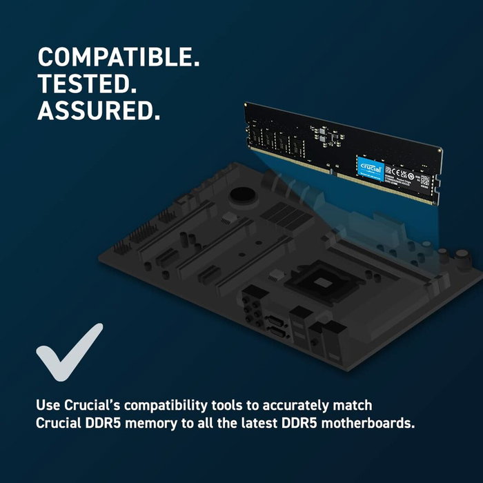 Crucial CT16G48C40U5 Memoria DDR5 16 GB 4800 MHz CL40 UDIMM