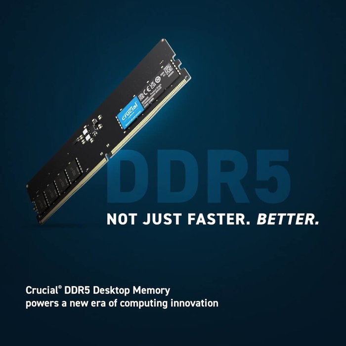 Crucial CT16G48C40U5 Memoria DDR5 16 GB 4800 MHz CL40 UDIMM