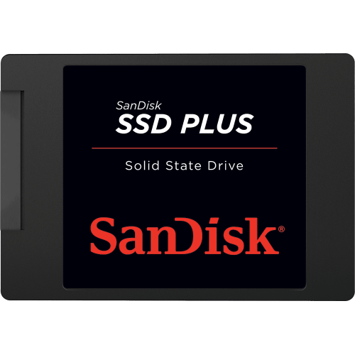 SanDisk SSD PLUS 1TB SATA III 2.5' Disco Duro Interno - SDSSDA-1T00-G27 SanDisk SSD PLUS 1TB SATA III 2.5' Disco Duro Interno - SDSSDA-1T00-G27
