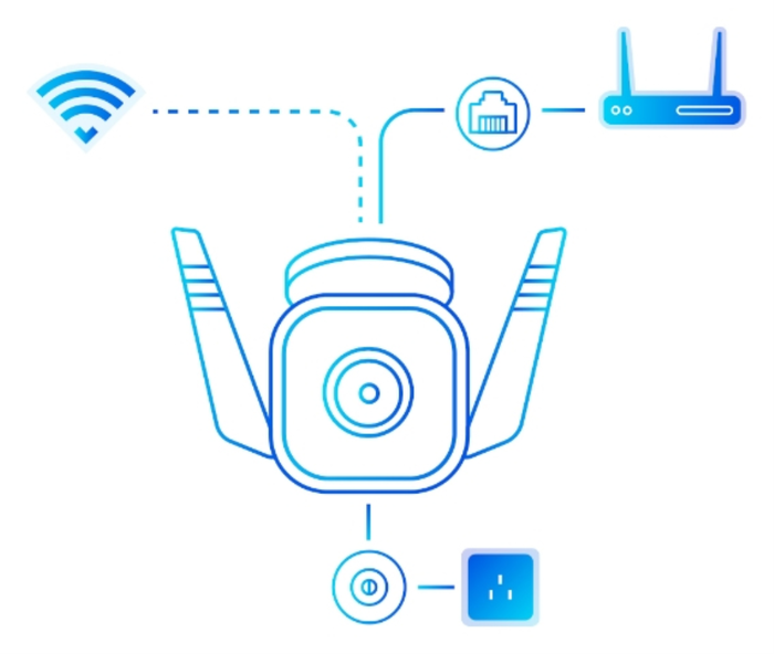 TP-Link Tapo TC65 Cámara de Seguridad Exterior 3 MP TP-Link Tapo TC65 Cámara de Seguridad Exterior 3 MP