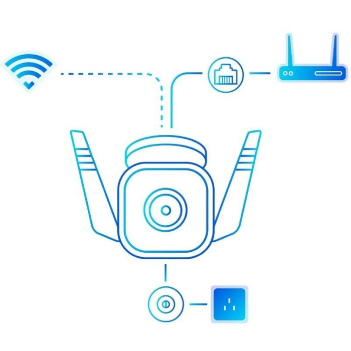 TP-Link Tapo TC65 Cámara de Seguridad Exterior 3 MP TP-Link Tapo TC65 Cámara de Seguridad Exterior 3 MP