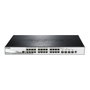 D-Link DGS-1510-28XMP Switch Gestionado L2/L3 28 Puertos con 24 PoE+ Gigabit y 4 SFP+, Apilable, Montaje en Rack
