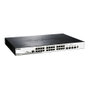 D-Link DGS-1510-28XMP Switch Gestionado L2/L3 28 Puertos con 24 PoE+ Gigabit y 4 SFP+, Apilable, Montaje en Rack