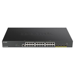 D-Link DGS-1250-28XMP Switch Gestionado PoE+ Gigabit Ethernet 24 Puertos 10/100/1000BASE-T 4 Puertos 10-Gigabit SFP+
