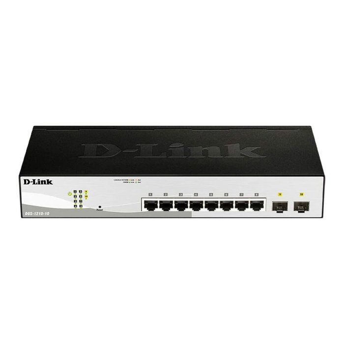D-Link DGS-1210-10/E Switch Gigabit Inteligente de 10 Puertos con 2 SFP D-Link DGS-1210-10/E Switch Gigabit Inteligente de 10 Puertos con 2 SFP