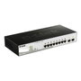 D-Link DGS-1210-08P/E Switch Gestionado 8 Puertos Gigabit PoE con 2 SFP